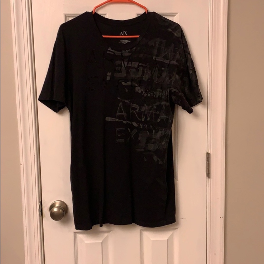 Black Armani exchange shirt